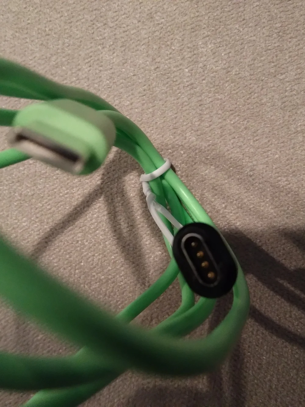 Green USB-C to Micro USB Charging Cable - Universal Compatibility